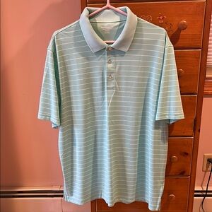 Amazon Essentials Blue Polo Shirt Classic Style